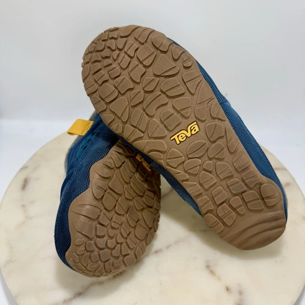 Teva ReEmber Terrain Slippers Shoes Mens 5/Womens 7 Blue Slip On Casual Comfort